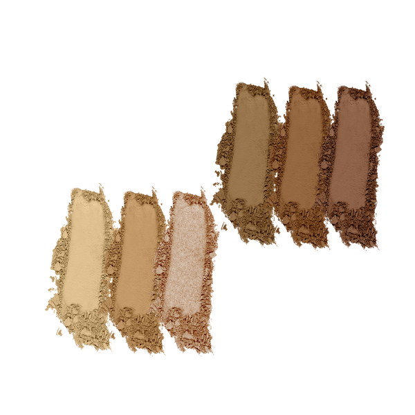 LuxeGleam 6-Shade Eyeshadow Palette