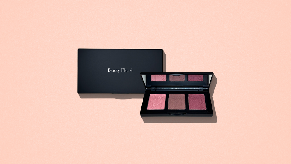 GlowBloom 3-Shade Blush Palette