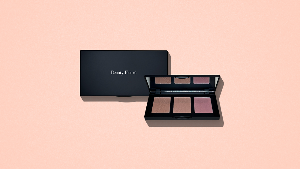 GlowBloom 3-Shade Blush Palette
